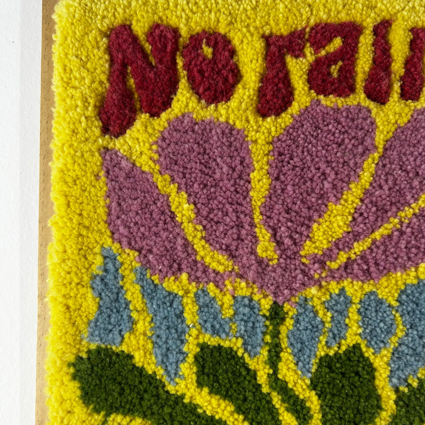 Tableau "No rain, no flowers".