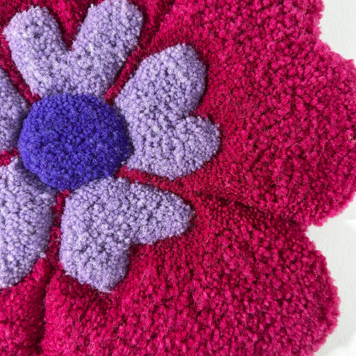 Fleur XL rose et violette.